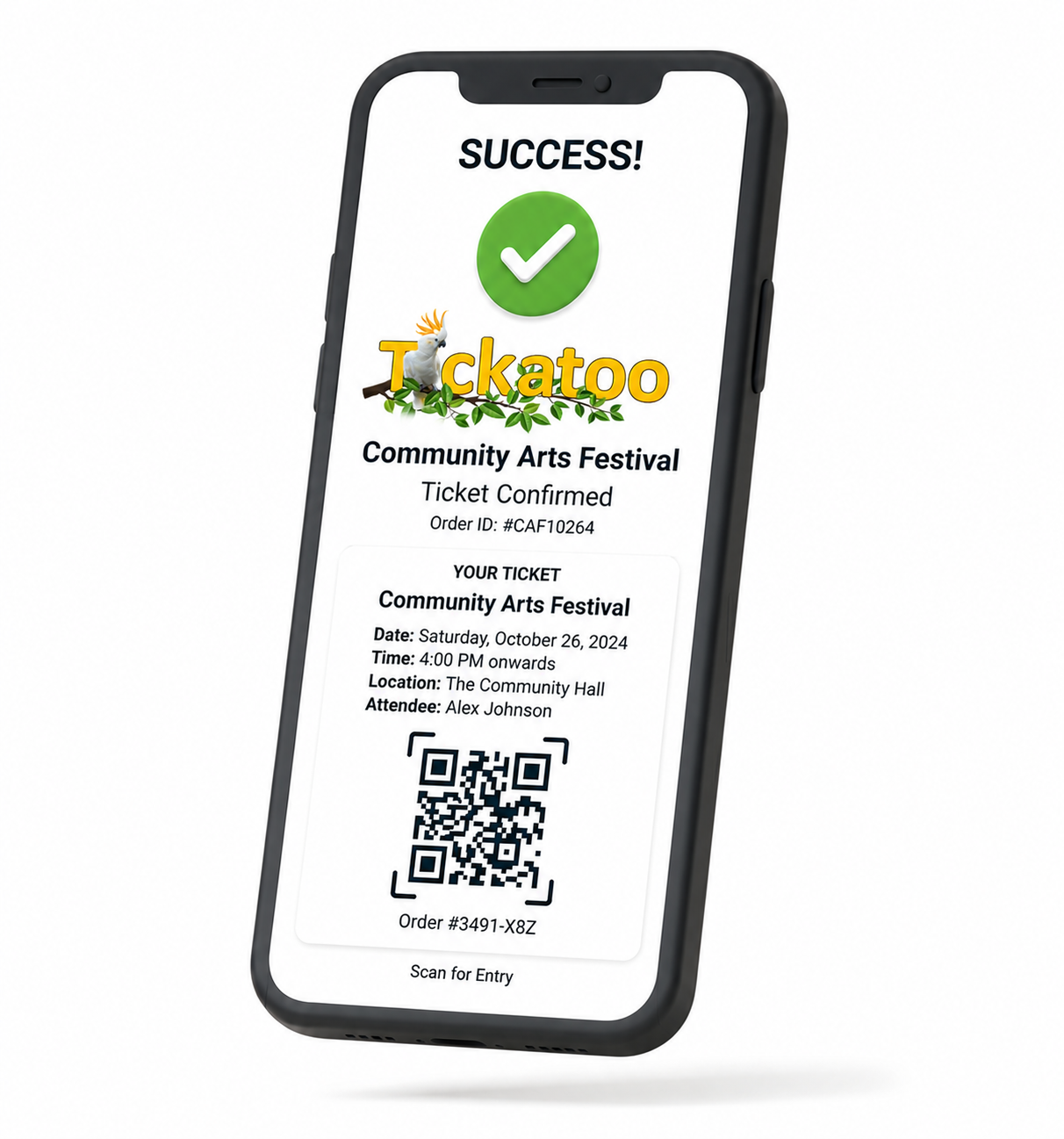 Mobile ticket experience